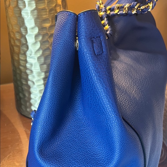 Marc New York Cobalt Blue Tote with Chain Details - Picture 4 of 13